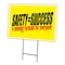 Signmission Safety=Success For Yard Sign & Stake outdoor plastic coroplast window, C-1216-DS-Safety=Success For C-1216-DS-Safety=Success  For - alternate 1